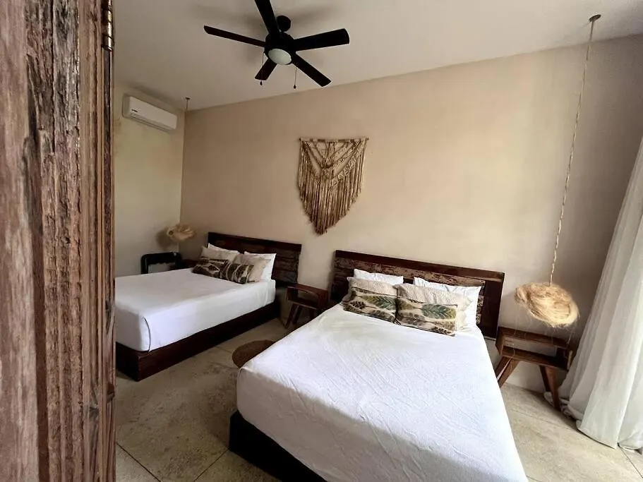 Luxe 3Br Stay - Private Terrace, Pool & Vibes Tulum Apartment