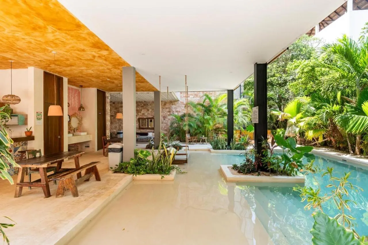 Luxe 3Br Stay - Private Terrace, Pool & Vibes Tulum Apartment
