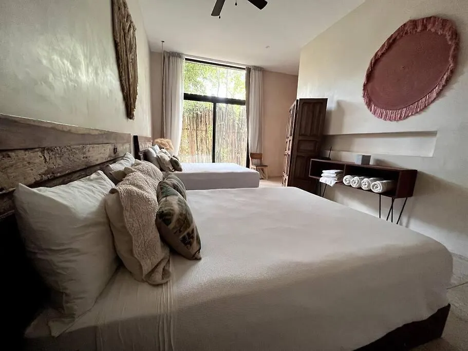 Apartment Luxe 3Br Stay - Private Terrace, Pool & Vibes Tulum Mexico