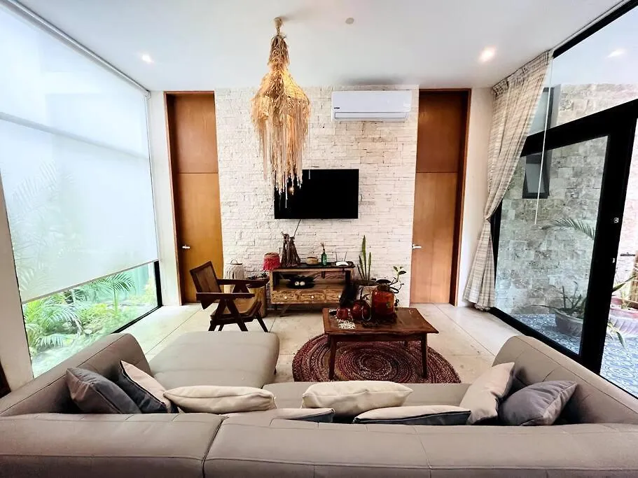 Luxe 3Br Stay - Private Terrace, Pool & Vibes Tulum Mexico