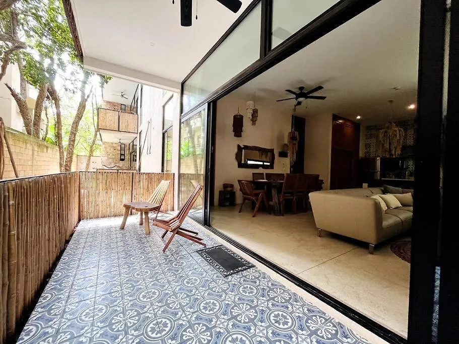 Apartment Luxe 3Br Stay - Private Terrace, Pool & Vibes Tulum